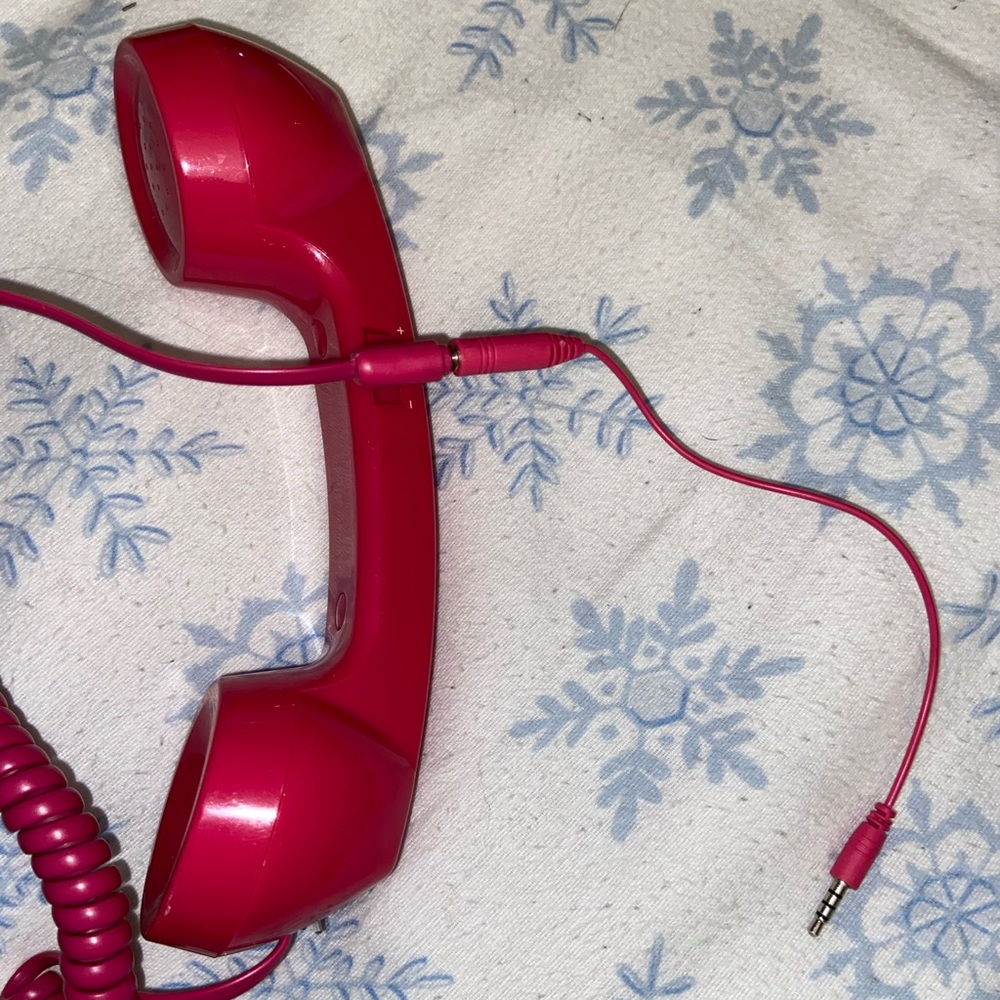 retro telephone handset